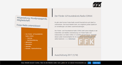 Desktop Screenshot of ffk.radiocorax.de